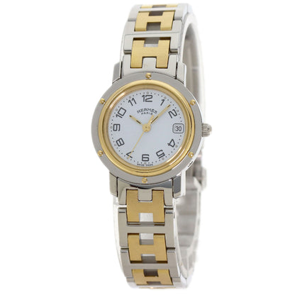HERMES Clipper Watches CL4.220 Stainless Steel/SSxGP Ladies