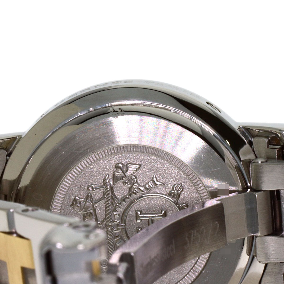 HERMES Clipper Watches CL4.220 Stainless Steel/SSxGP Ladies