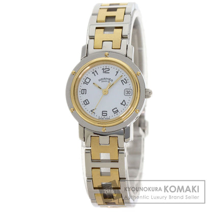 HERMES Clipper Watches CL4.220 Stainless Steel/SSxGP Ladies