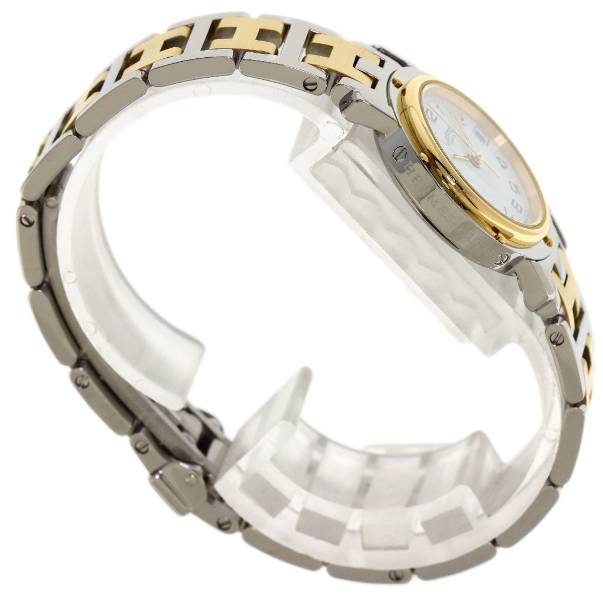 HERMES Clipper Watches CL4.220 Stainless Steel/SSxGP Ladies