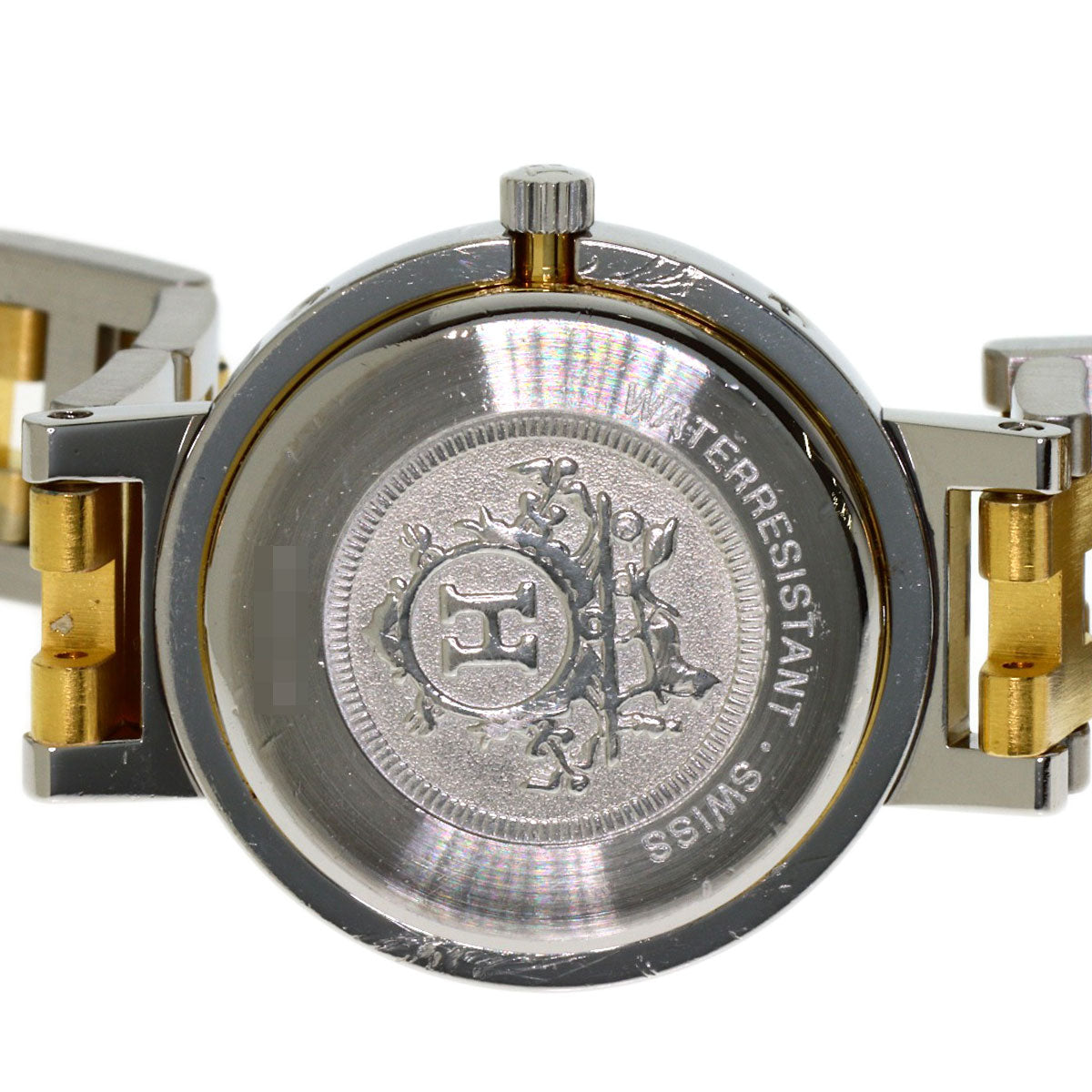 HERMES Clipper Watches Stainless Steel/SSxGP Ladies