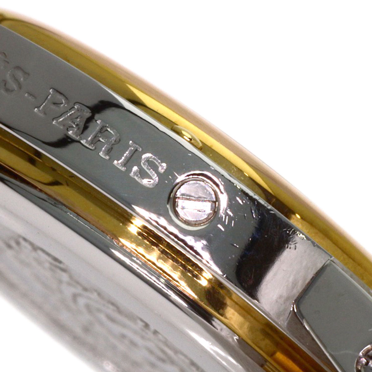 HERMES Clipper Watches Stainless Steel/SSxGP Ladies