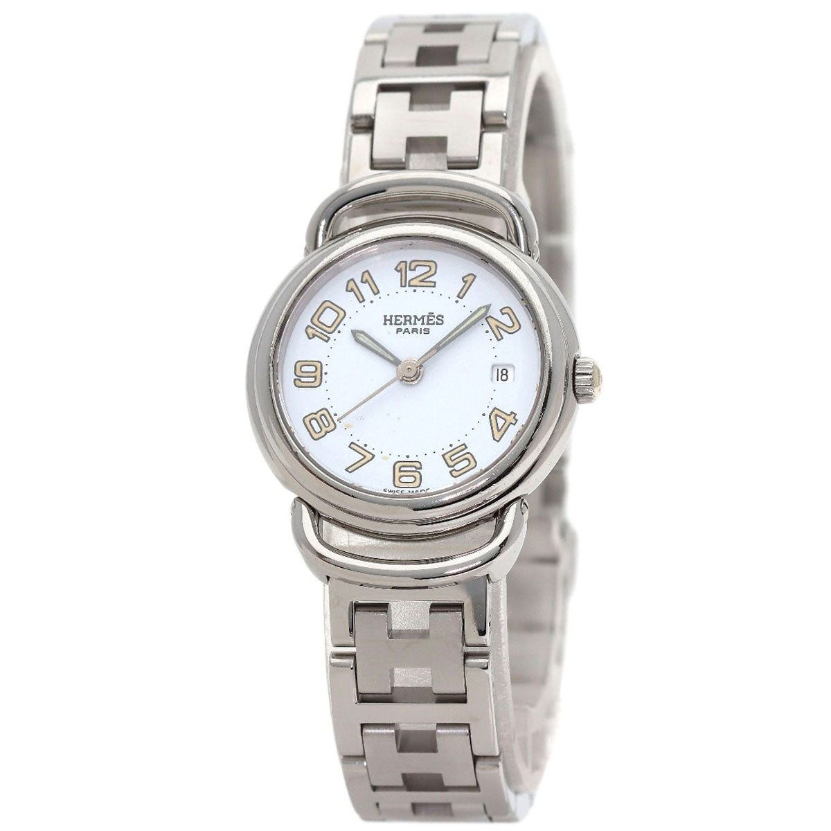 HERMES Pullman Watches PU2.210 Stainless Steel/Stainless Steel Ladies