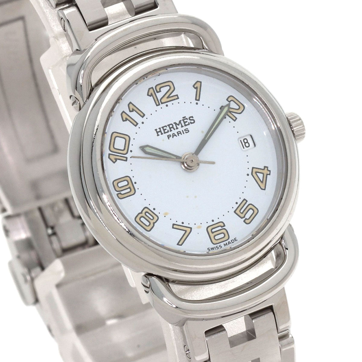 HERMES Pullman Watches PU2.210 Stainless Steel/Stainless Steel Ladies