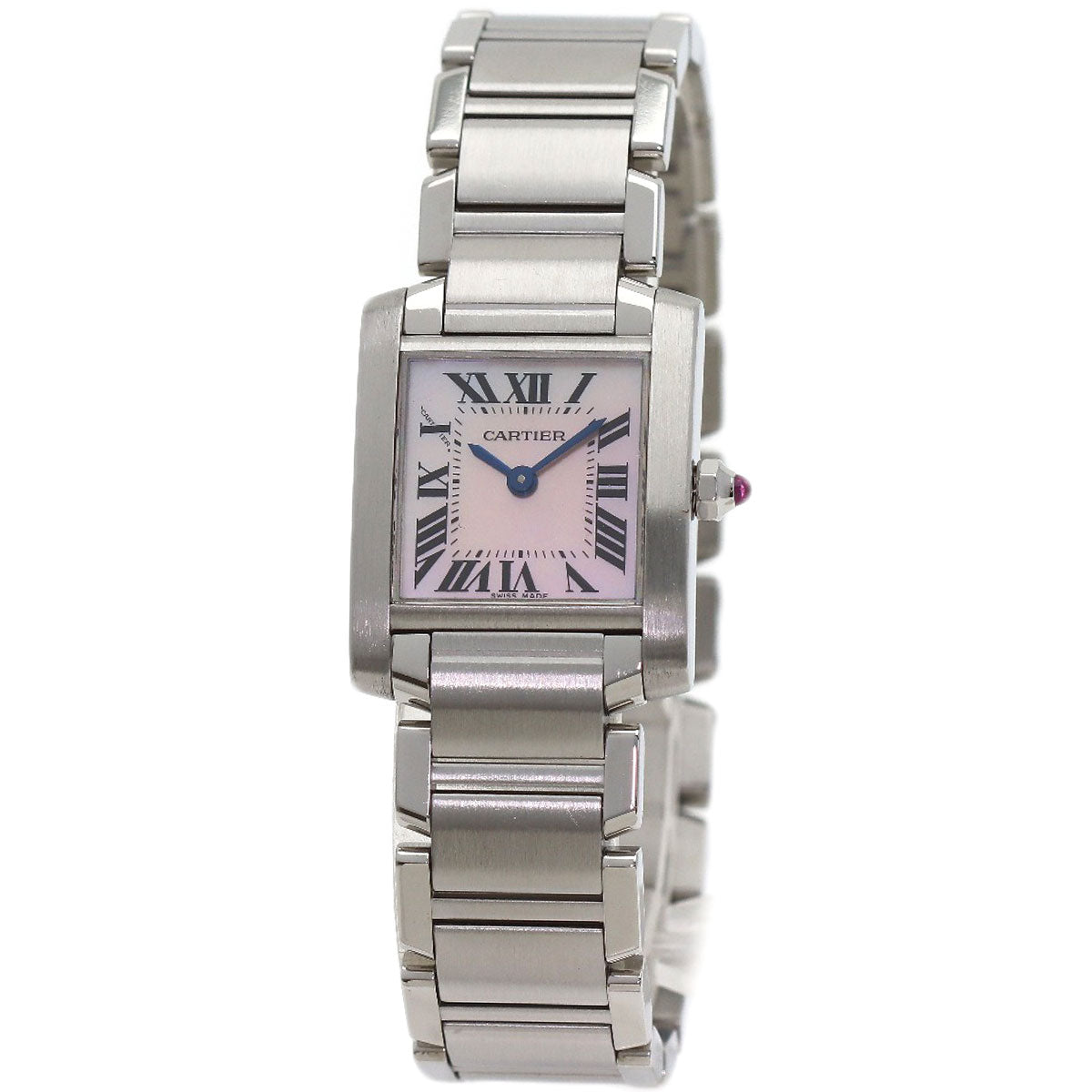 CARTIER Tank francaise SM Watches W51028Q3 Stainless Steel/Stainless Steel Ladies