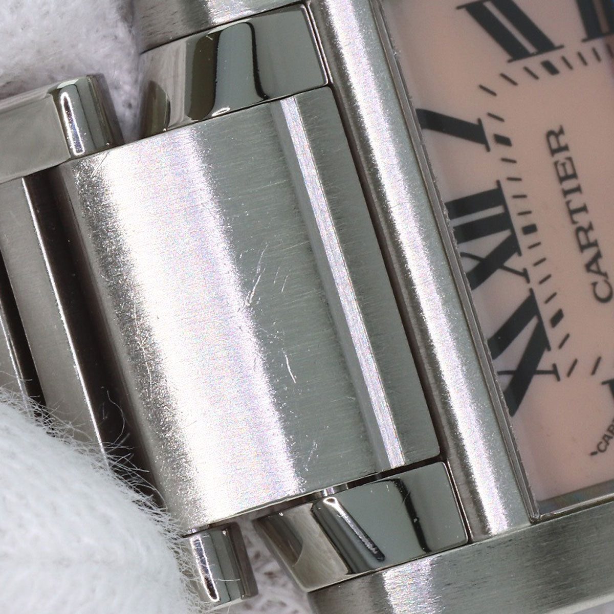 CARTIER Tank francaise SM Watches W51028Q3 Stainless Steel/Stainless Steel Ladies