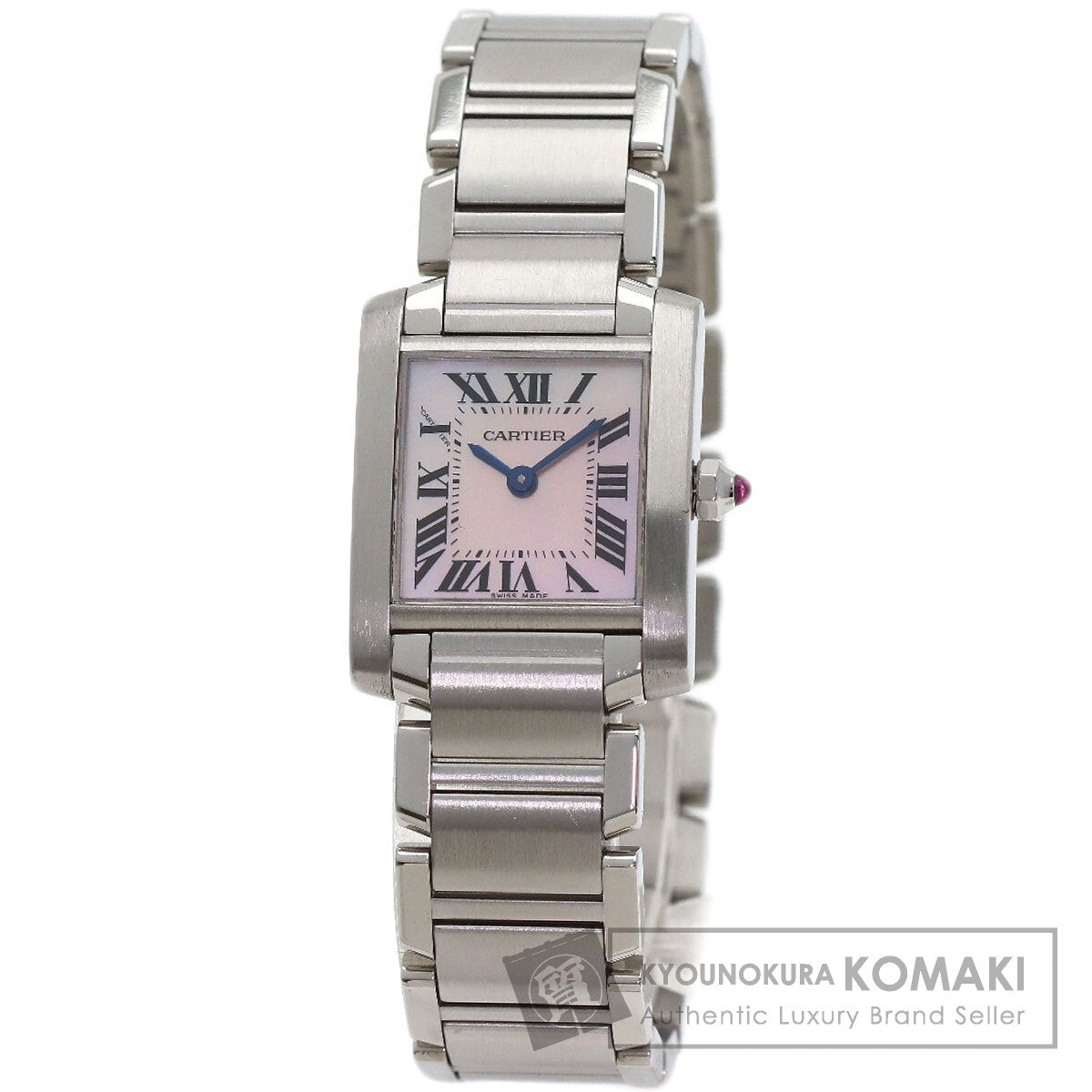 CARTIER Tank francaise SM Watches W51028Q3 Stainless Steel/Stainless Steel Ladies