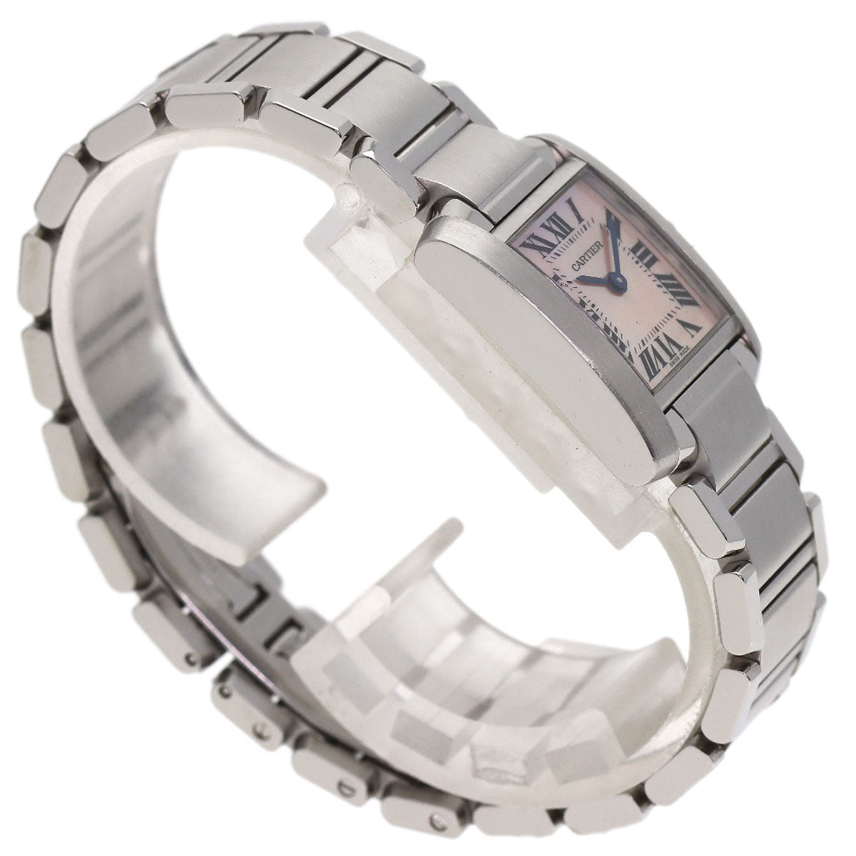 CARTIER Tank francaise SM Watches W51028Q3 Stainless Steel/Stainless Steel Ladies