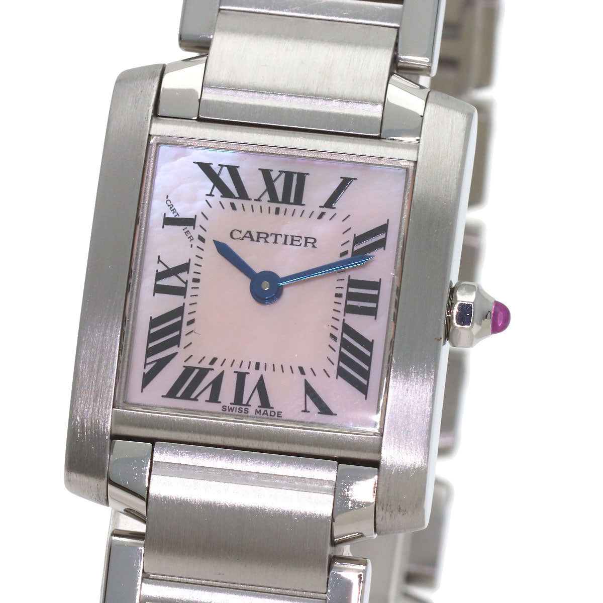 CARTIER Tank francaise SM Watches W51028Q3 Stainless Steel/Stainless Steel Ladies