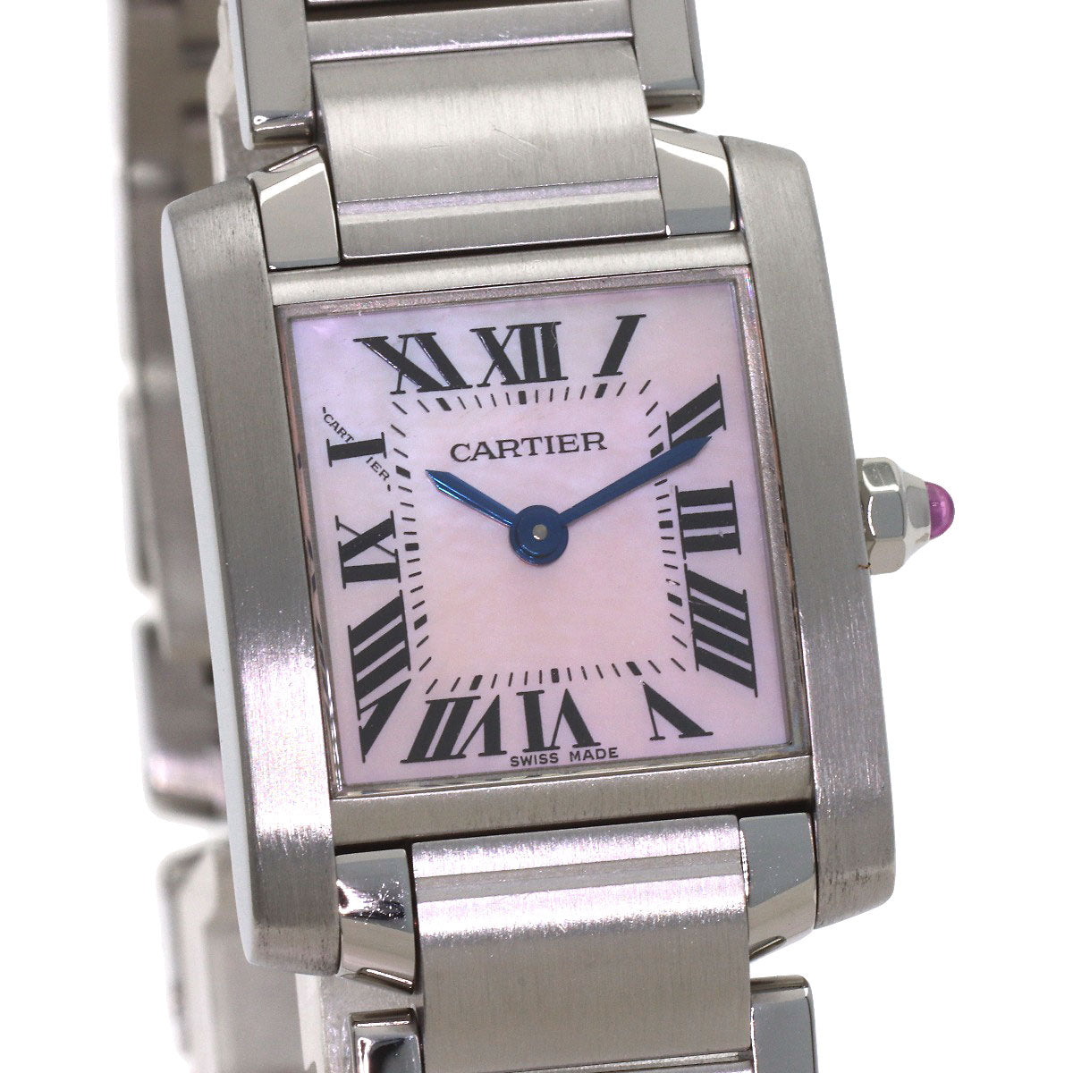 CARTIER Tank francaise SM Watches W51028Q3 Stainless Steel/Stainless Steel Ladies