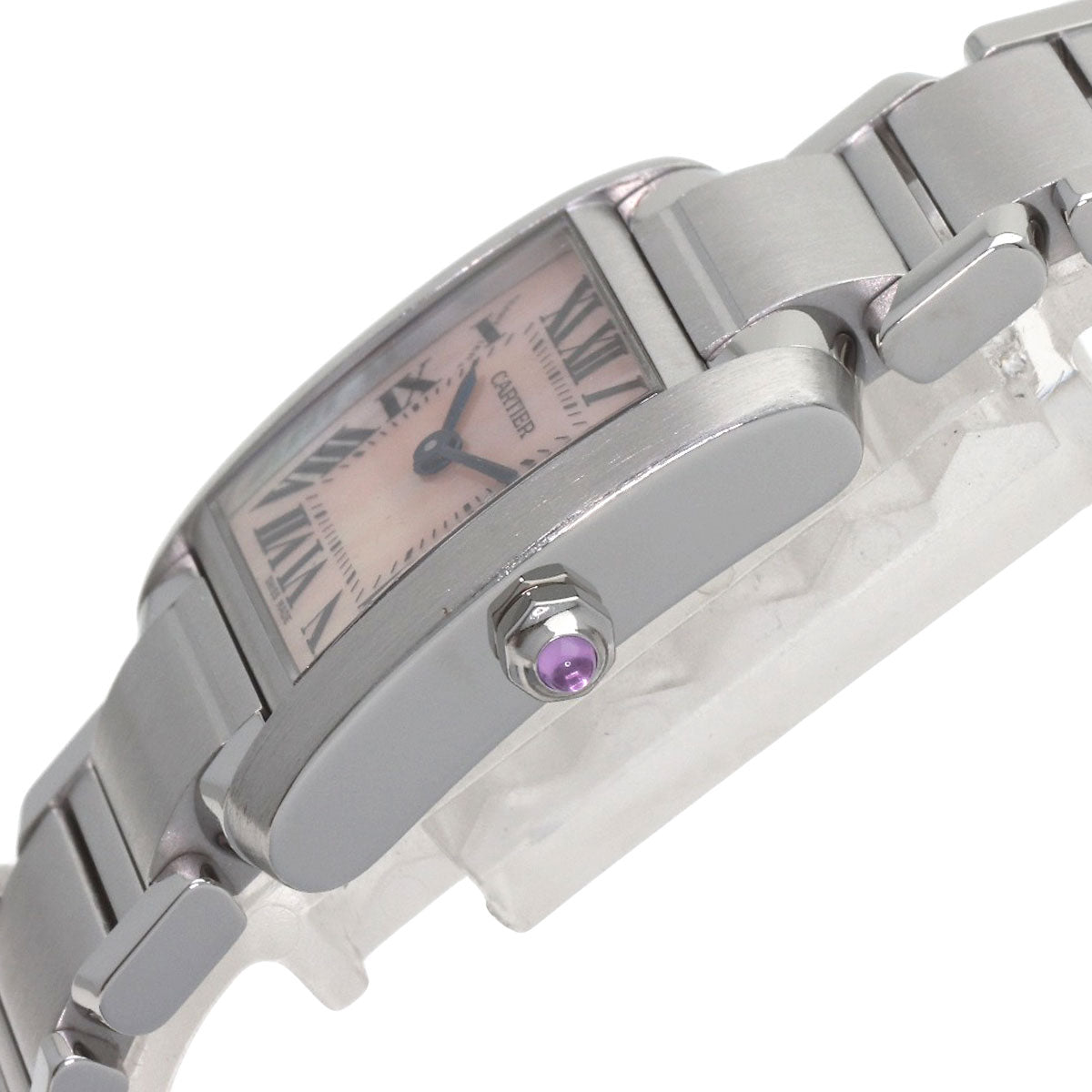 CARTIER Tank francaise SM Watches W51028Q3 Stainless Steel/Stainless Steel Ladies