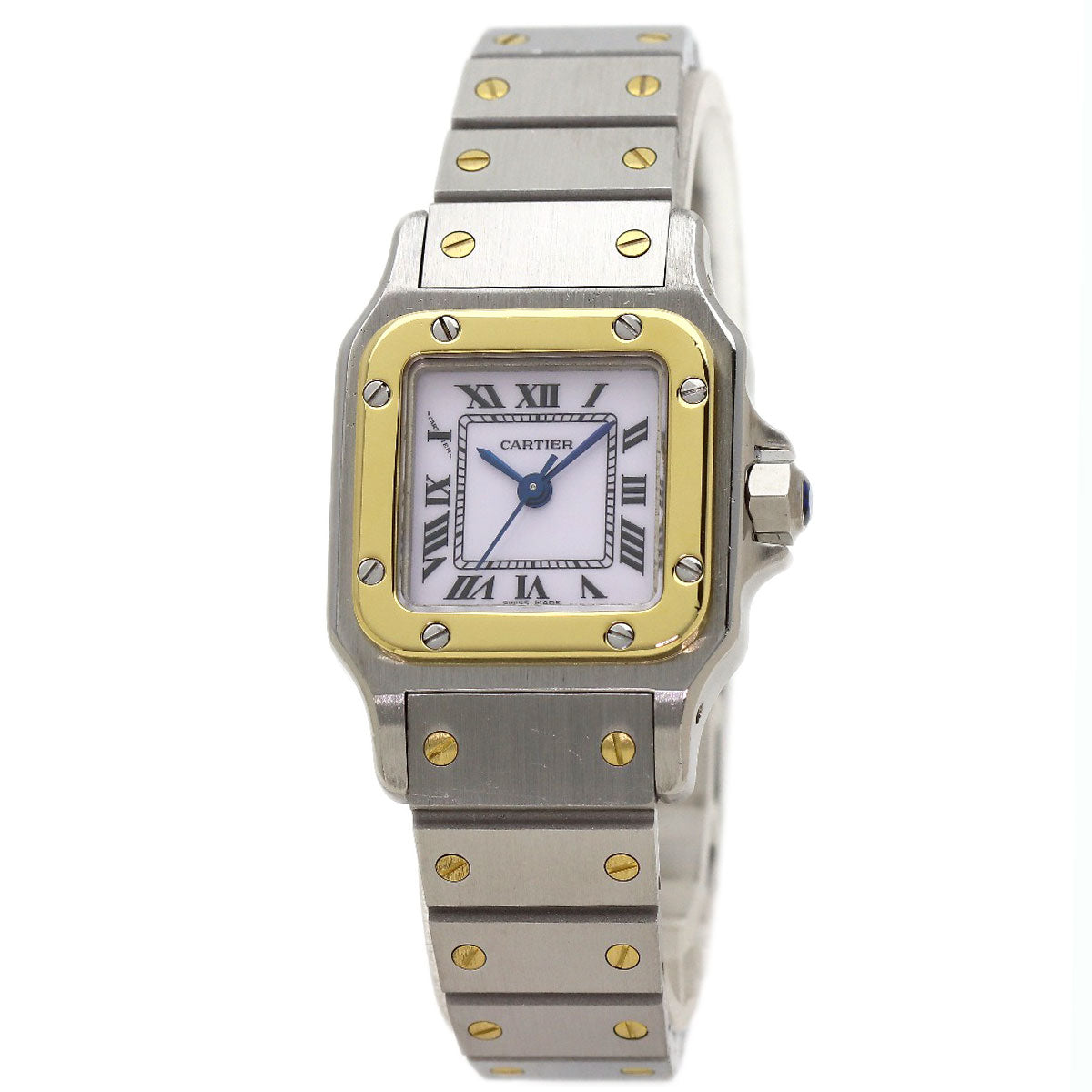 CARTIER Santos Galbe SM Watches Stainless Steel/Stainless Steel Ladies