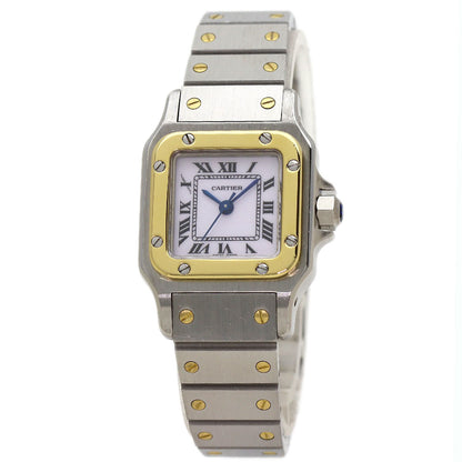 CARTIER Santos Galbe SM Watches Stainless Steel/Stainless Steel Ladies