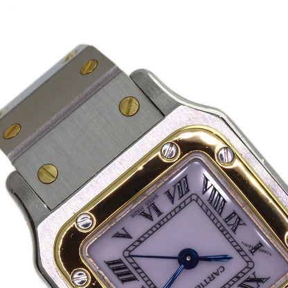 CARTIER Santos Galbe SM Watches Stainless Steel/Stainless Steel Ladies