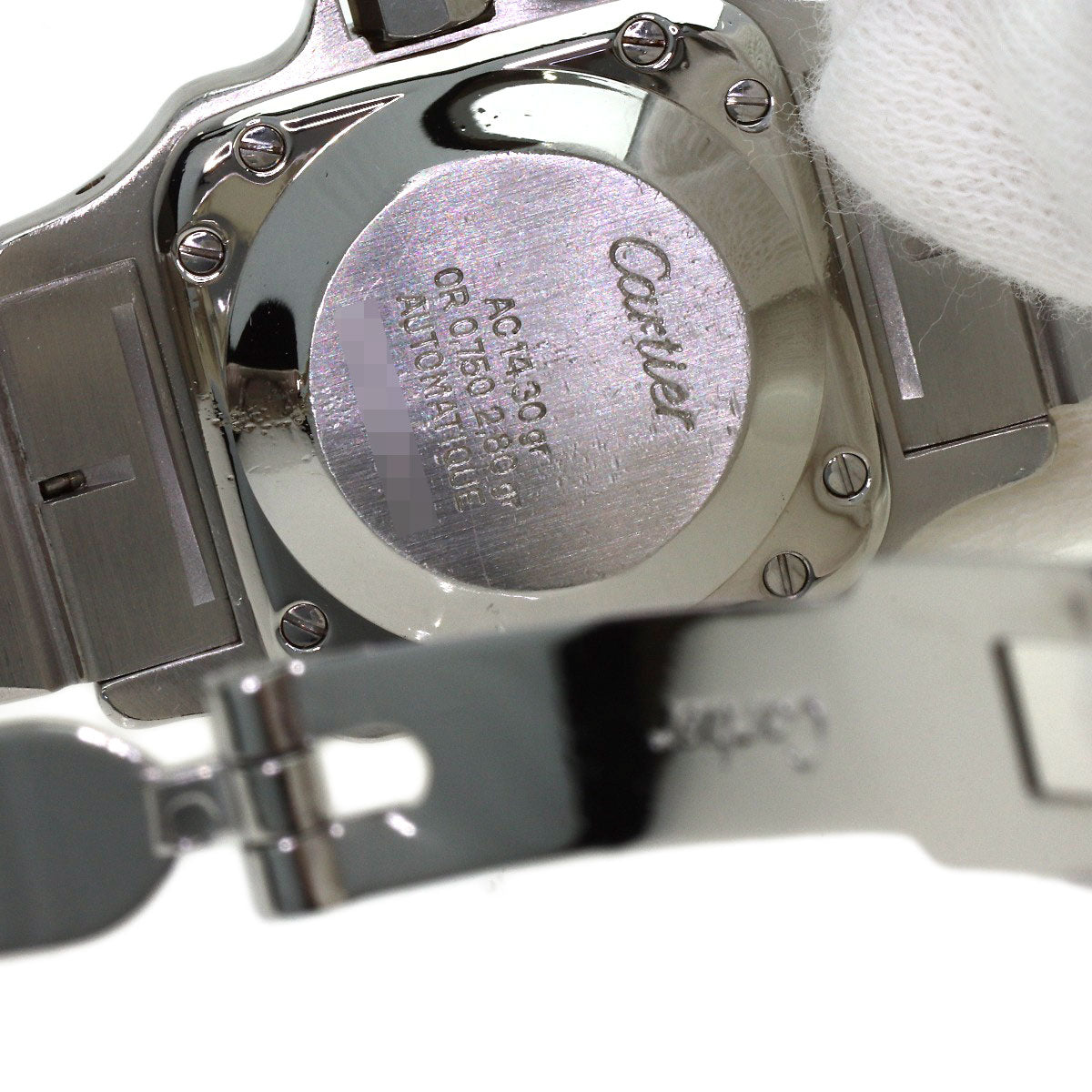CARTIER Santos Galbe SM Watches Stainless Steel/Stainless Steel Ladies