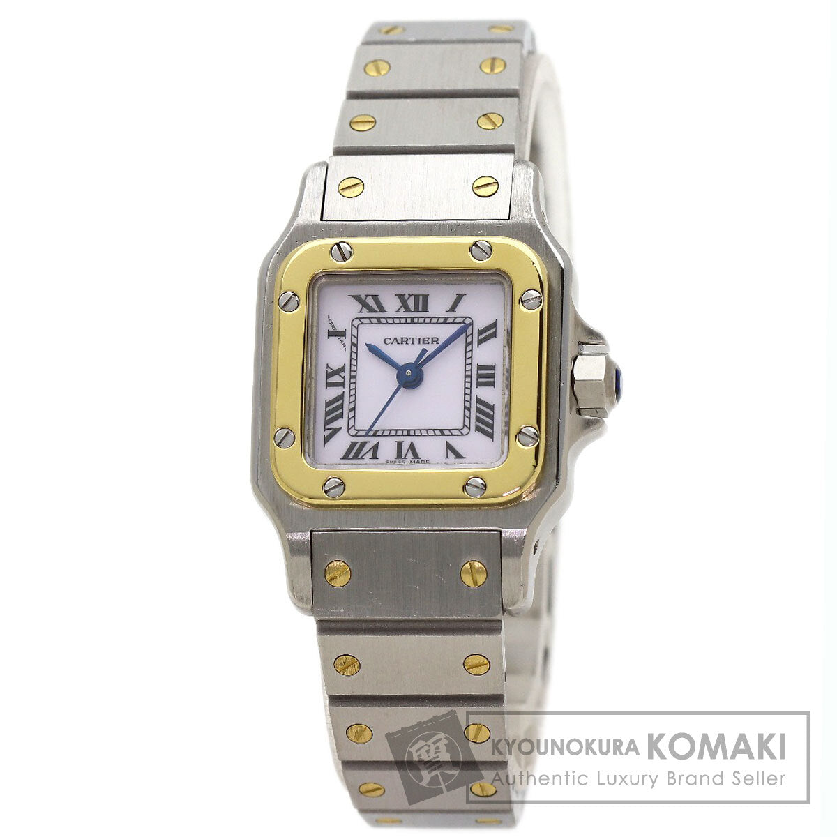 CARTIER Santos Galbe SM Watches Stainless Steel/Stainless Steel Ladies