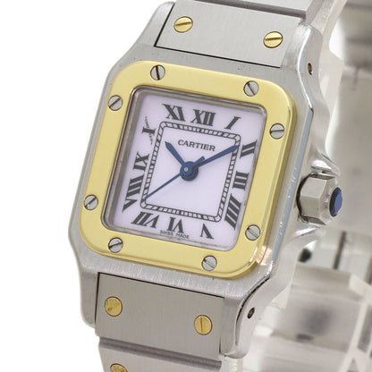 CARTIER Santos Galbe SM Watches Stainless Steel/Stainless Steel Ladies