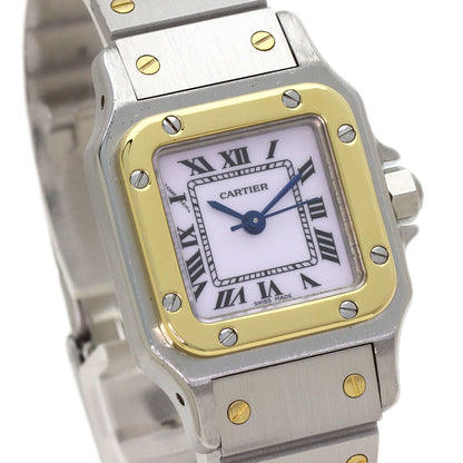 CARTIER Santos Galbe SM Watches Stainless Steel/Stainless Steel Ladies