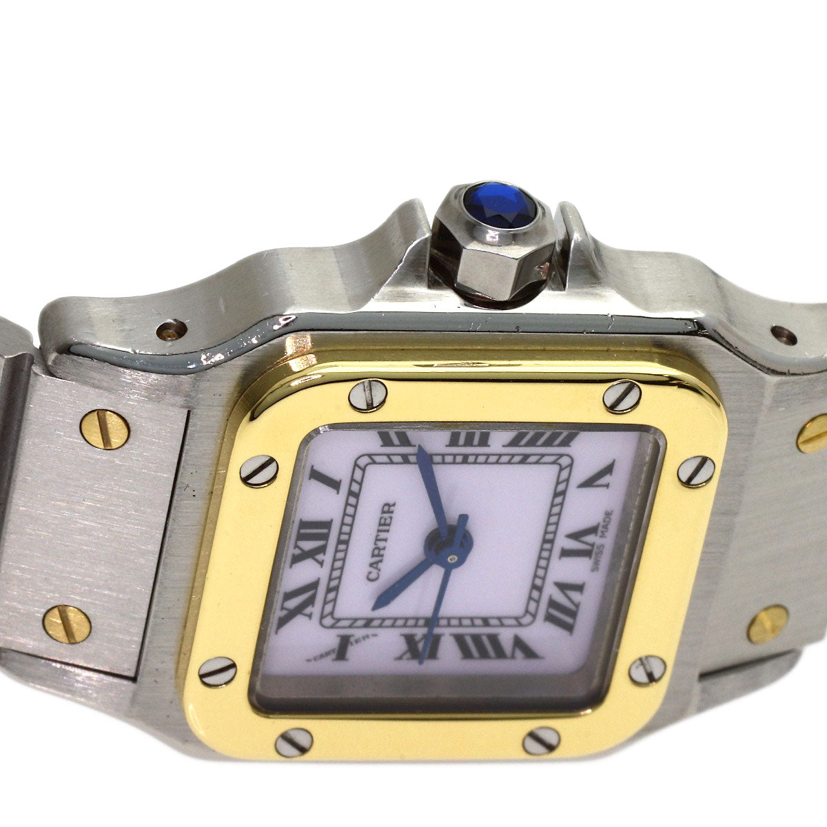 CARTIER Santos Galbe SM Watches Stainless Steel/Stainless Steel Ladies