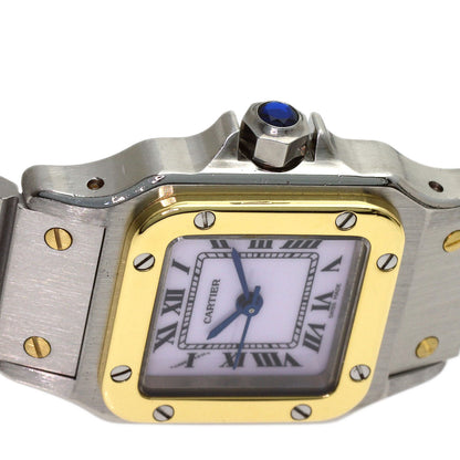 CARTIER Santos Galbe SM Watches Stainless Steel/Stainless Steel Ladies
