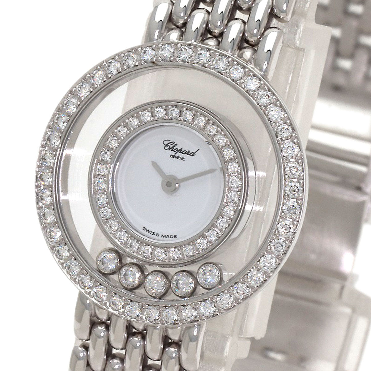 Chopard Happy diamond Watches 20/5691 K18 White Gold/K18 White Gold Ladies