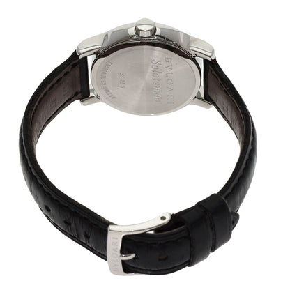 BVLGARI Solo tempo Watches ST29SLD Stainless Steel/Leather Ladies