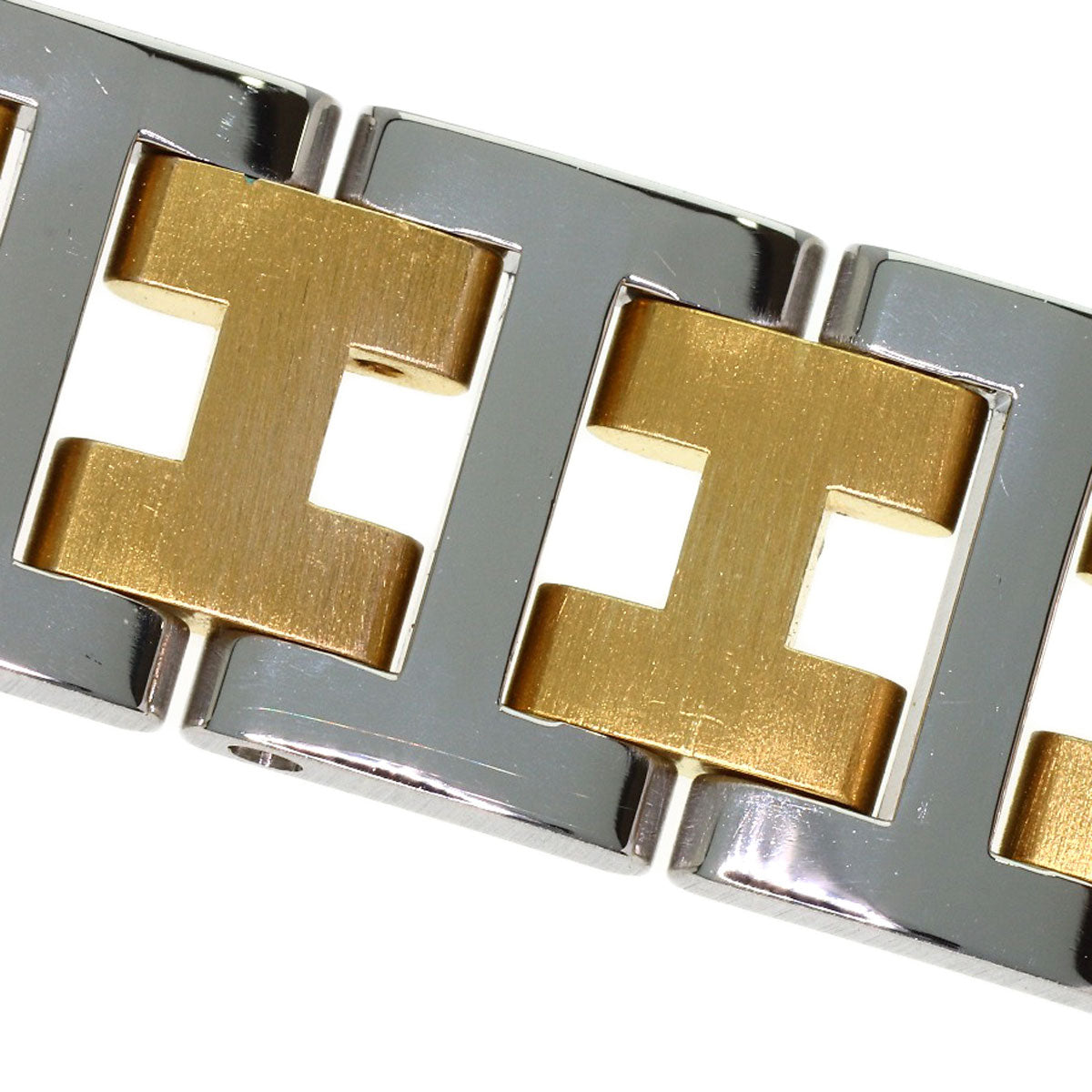 HERMES Clipper Watches Stainless Steel/SSxGP Ladies
