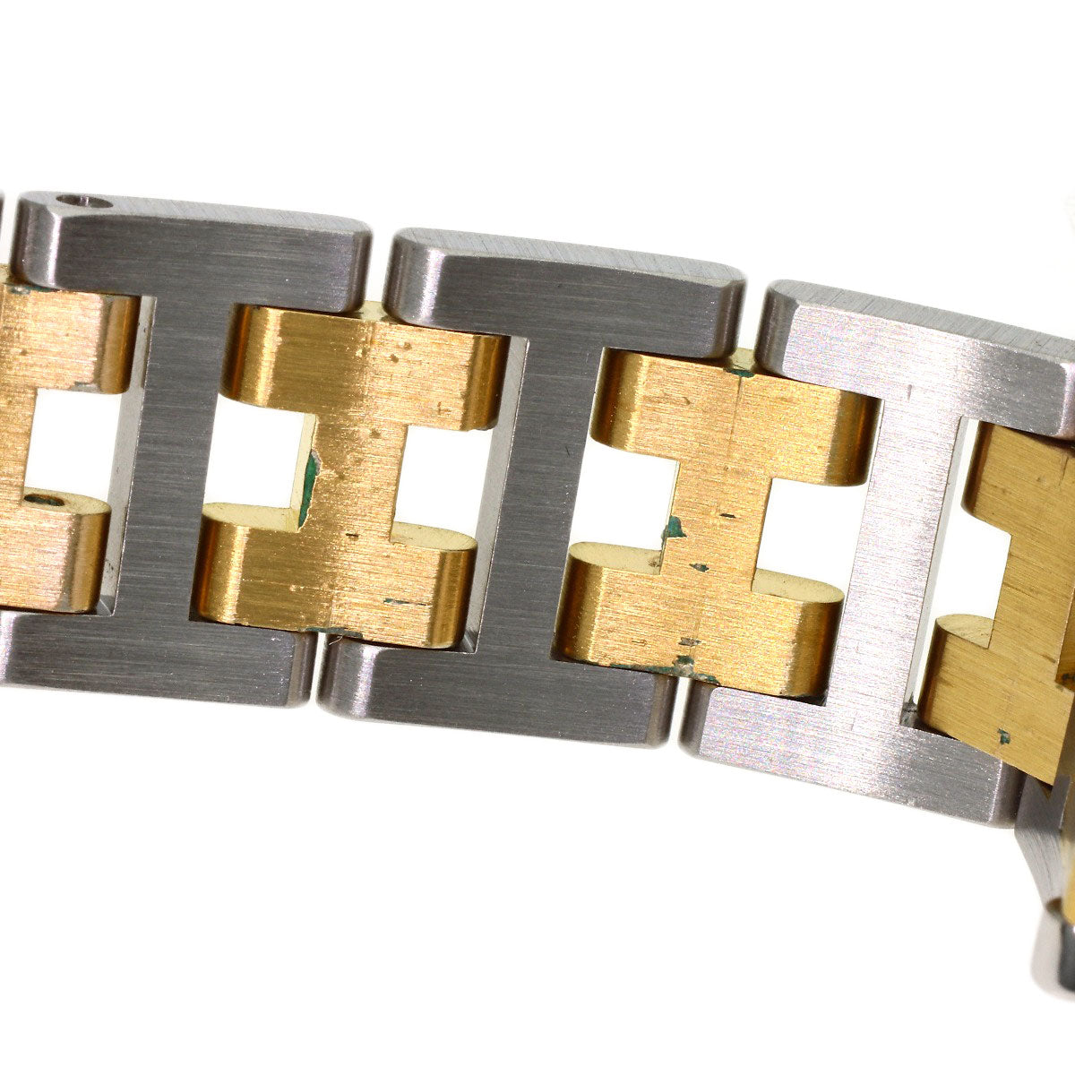 HERMES Clipper Watches Stainless Steel/SSxGP Ladies