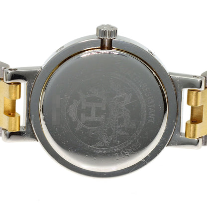 HERMES Clipper Watches Stainless Steel/SSxGP Ladies