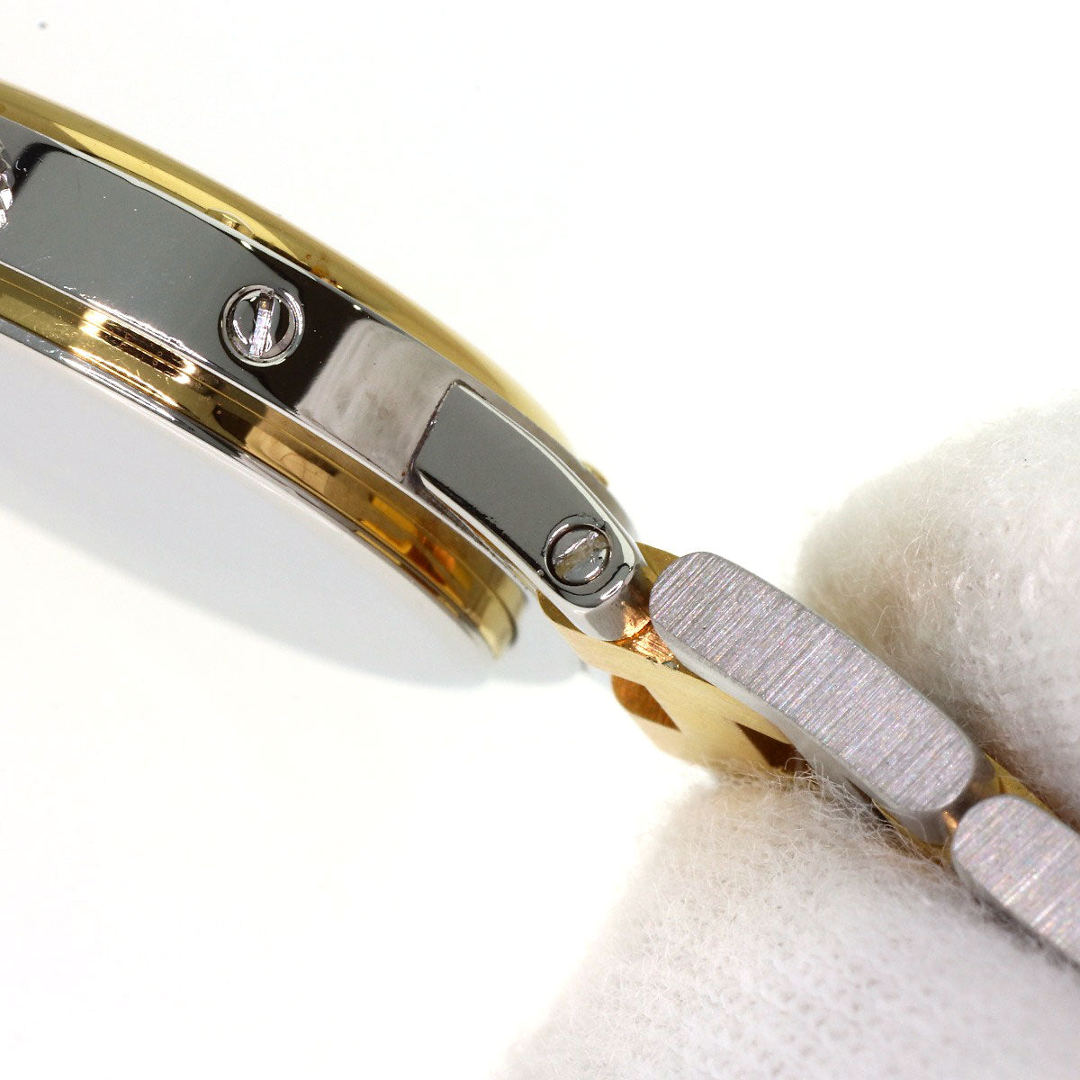 HERMES Clipper Watches Stainless Steel/SSxGP Ladies