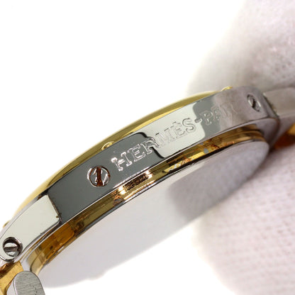 HERMES Clipper Watches Stainless Steel/SSxGP Ladies