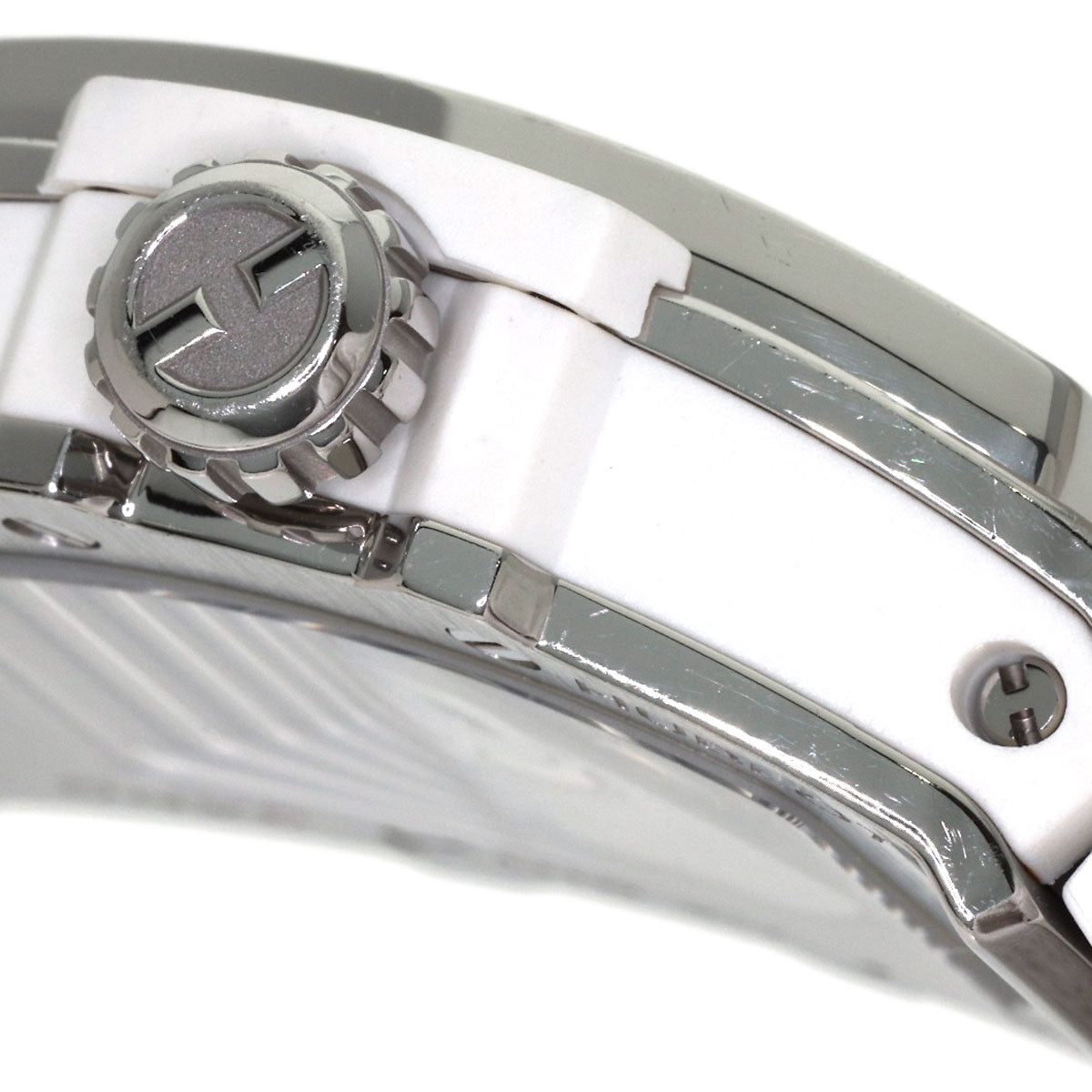 HUBLOT Spirit of Big Bang Steel White Diamond Watches 682.SE.2010.RW.1204 Stainless Steel/Rubber Ladies