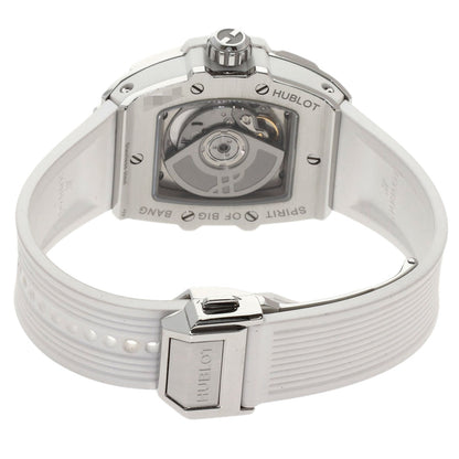 HUBLOT Spirit of Big Bang Steel White Diamond Watches 682.SE.2010.RW.1204 Stainless Steel/Rubber Ladies