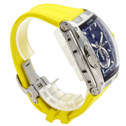 CVSTOS Challenge Racing Twin Time Watches CVT-TW-T-RC Stainless Steel/Rubber mens