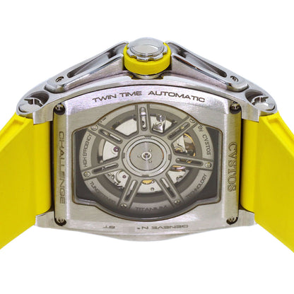 CVSTOS Challenge Racing Twin Time Watches CVT-TW-T-RC Stainless Steel/Rubber mens