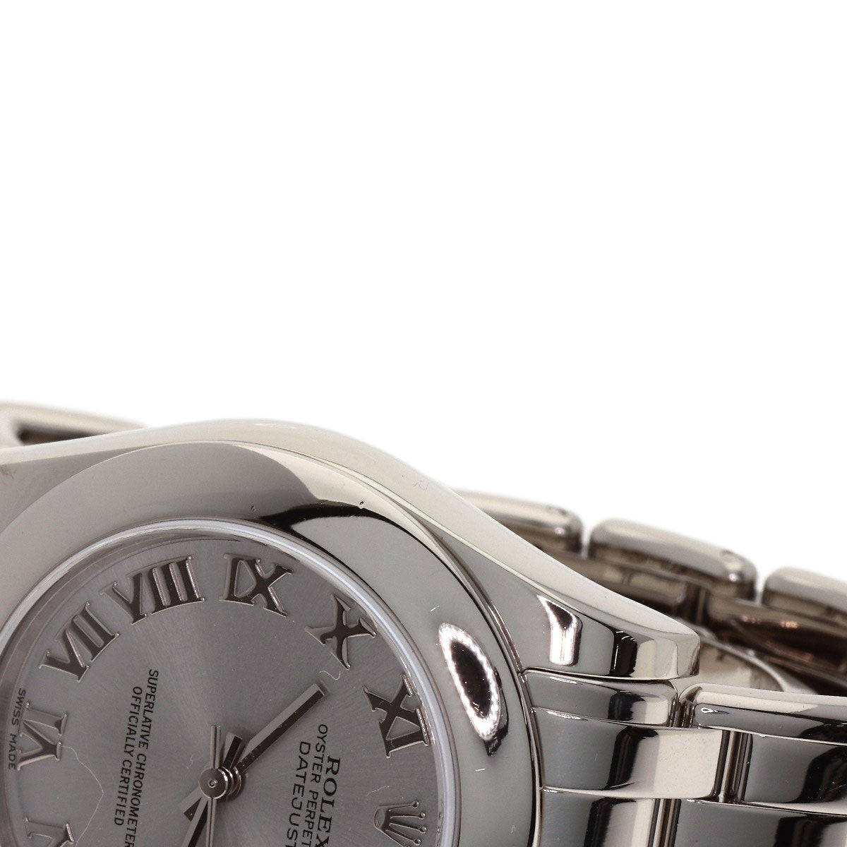ROLEX Datejust Pearl Master Watches 81209 K18 White Gold/K18 White Gold Ladies