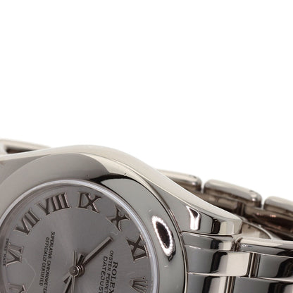 ROLEX Datejust Pearl Master Watches 81209 K18 White Gold/K18 White Gold Ladies
