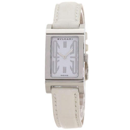 BVLGARI Rettangoro Watches RT39S Stainless Steel/Leather Ladies