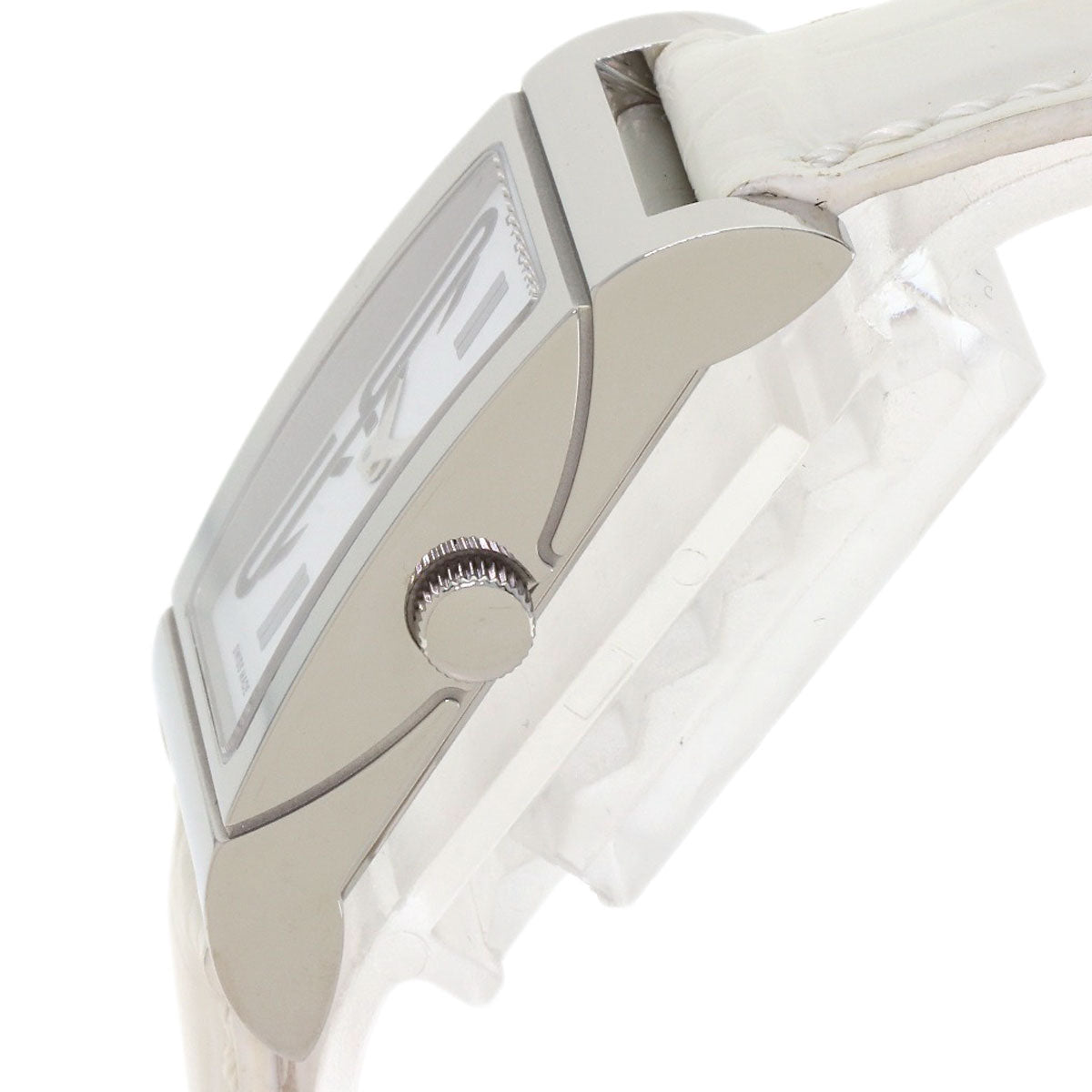 BVLGARI Rettangoro Watches RT39S Stainless Steel/Leather Ladies