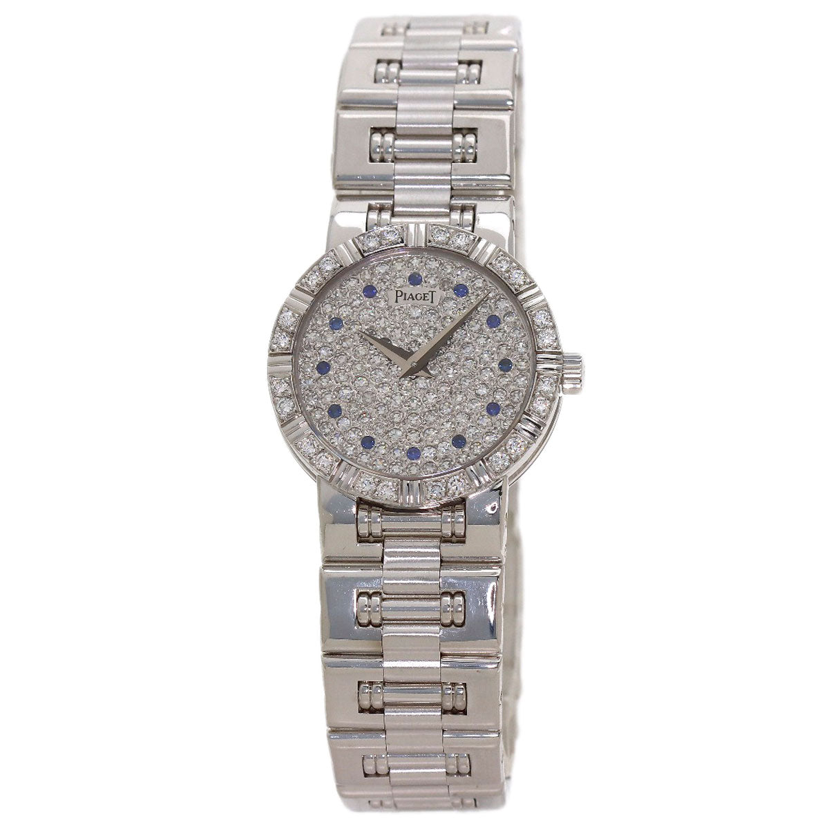 PIAGET Dancer 12P Sapphire Watches 90564K81 K18 White Gold/K18 White Gold Ladies