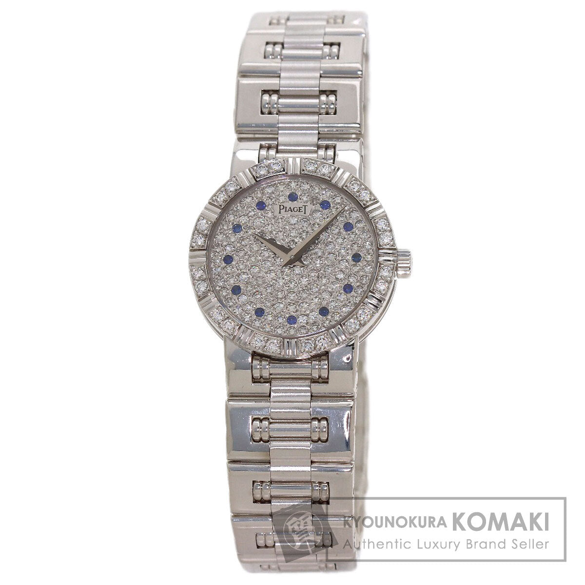 PIAGET Dancer 12P Sapphire Watches 90564K81 K18 White Gold/K18 White Gold Ladies