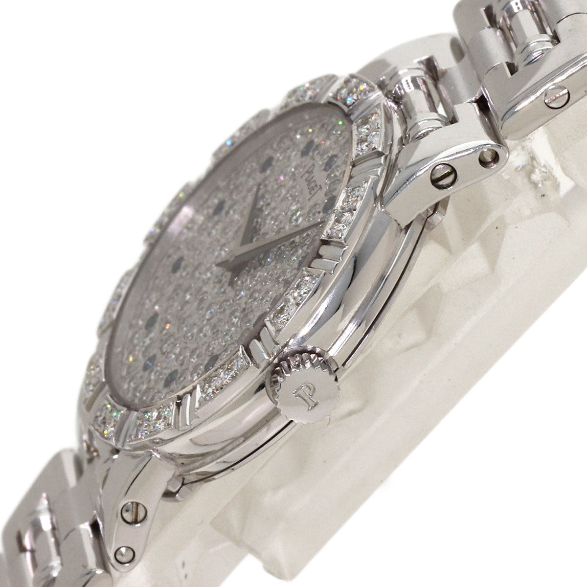 PIAGET Dancer 12P Sapphire Watches 90564K81 K18 White Gold/K18 White Gold Ladies
