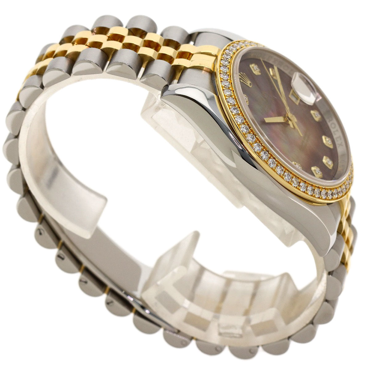 ROLEX Datejust DiamondBezel Watches 116243NG Stainless Steel/SSxK18YG mens