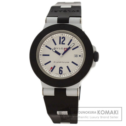 BVLGARI Diagono Aluminum Watches AL44TA aluminum/Rubber mens