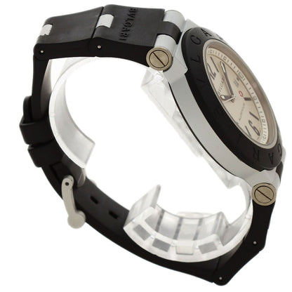 BVLGARI Diagono Aluminum Watches AL44TA aluminum/Rubber mens