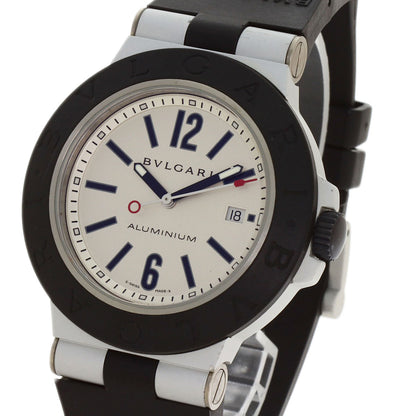 BVLGARI Diagono Aluminum Watches AL44TA aluminum/Rubber mens