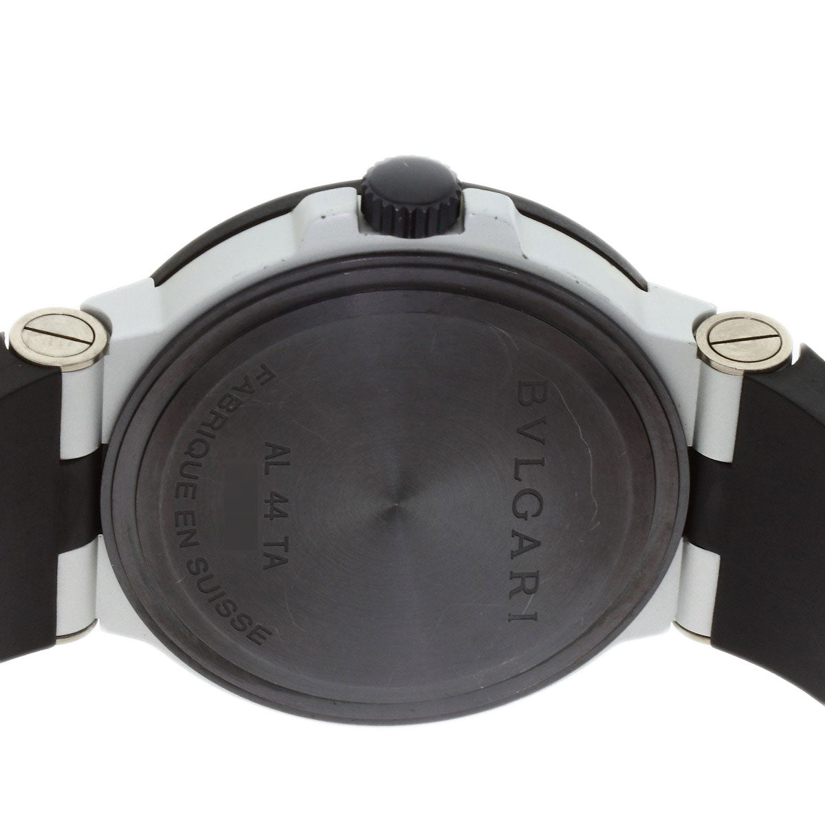 BVLGARI Diagono Aluminum Watches AL44TA aluminum/Rubber mens