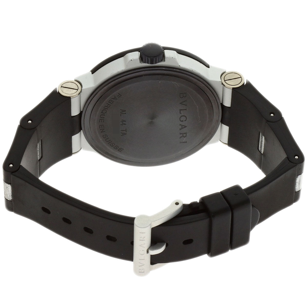BVLGARI Diagono Aluminum Watches AL44TA aluminum/Rubber mens