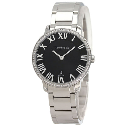 TIFFANY&Co. Atlas 2-Hand Bezel Diamond Watches Stainless Steel/Stainless Steel Ladies