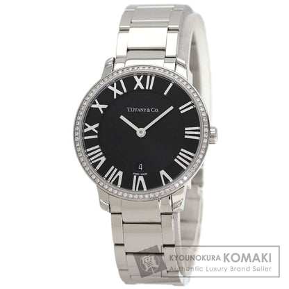TIFFANY&Co. Atlas 2-Hand Bezel Diamond Watches Stainless Steel/Stainless Steel Ladies